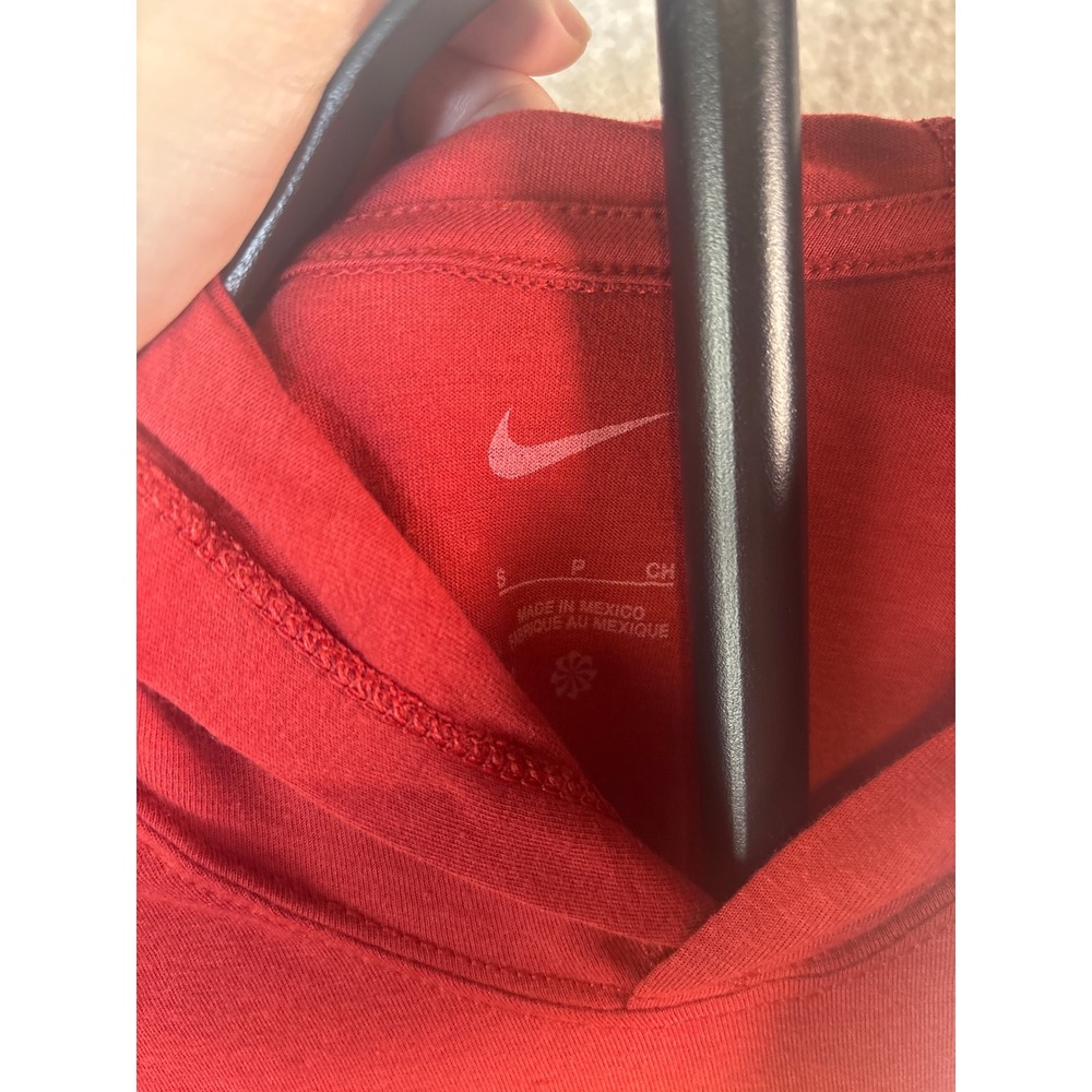 Nike Men's USC Trojans NCAA Hooded Long Sleeve T-Shirt Cardinal Red Small - Picture 3 of 4
